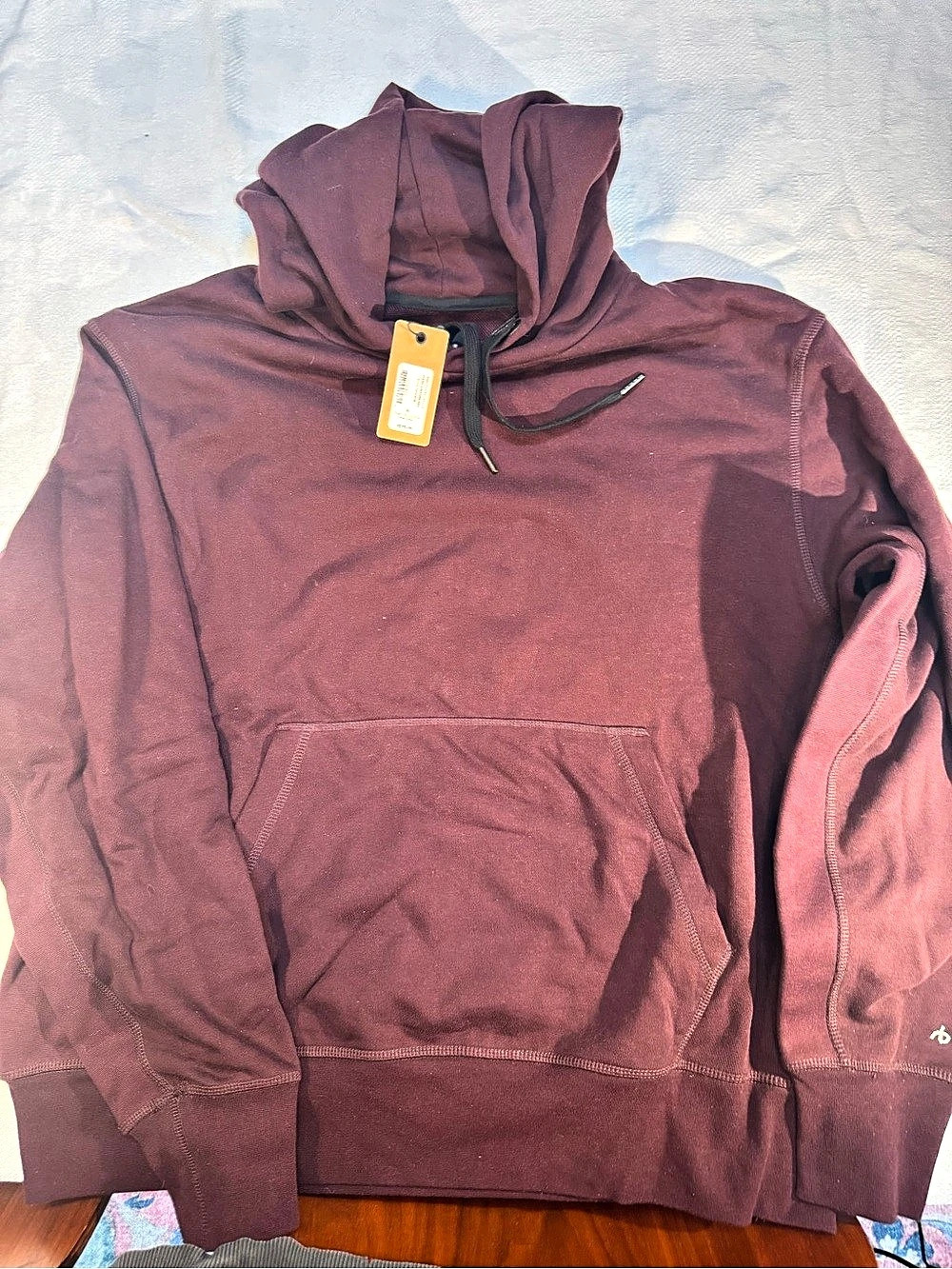 rag & bone Hoodie in Burgandy Size XL NWT